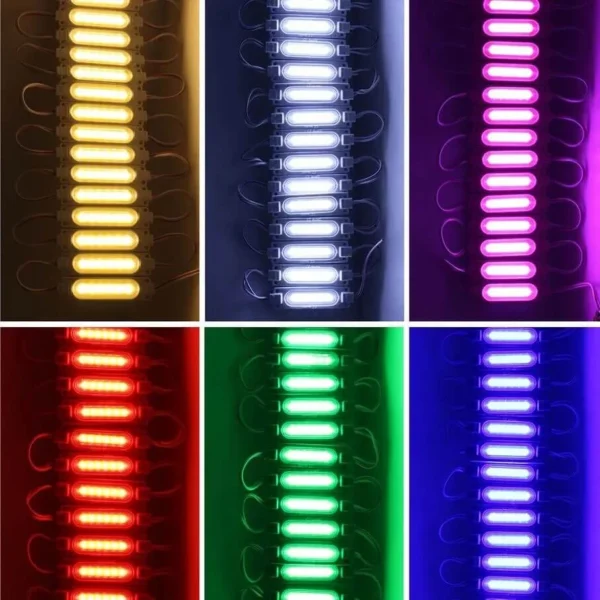 ال ای دی بلوکی COB کپسولی 12 ولت سبز 20 عددی 3 ال ای دی بلوکی COB کپسولی 12 ولت سبز 20 عددی