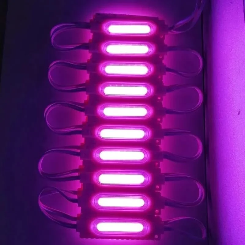 ال ای دی بلوکی COB کپسولی 12 ولت بنفش 20 عددی 1 ال ای دی بلوکی COB کپسولی 12 ولت بنفش صورتی