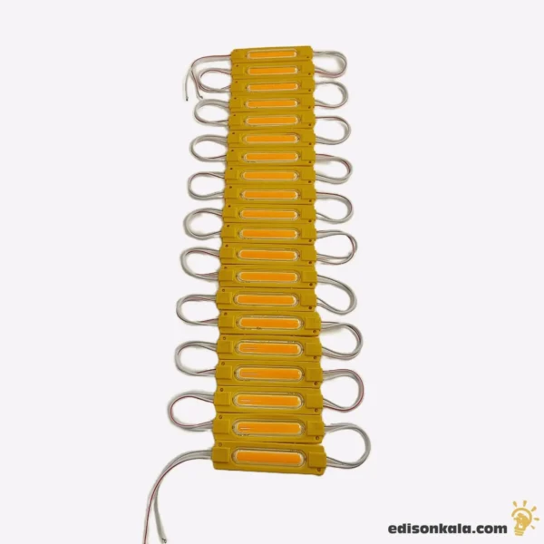 ال ای دی بلوکی COB کپسولی 12 ولت زرد انبه ای 20 عددی 4 ال ای دی بلوکی COB کپسولی 12 ولت زرد انبه ای 20 عددی