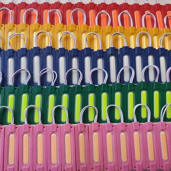 ال ای دی بلوکی COB کپسولی 12 ولت قرمز 20 عددی 3 ال ای دی بلوکی COB کپسولی 12 ولت آبی