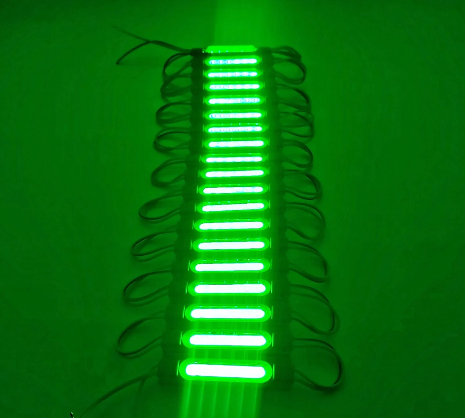 ال ای دی بلوکی COB کپسولی 12 ولت سبز 20 عددی 1 ال ای دی بلوکی COB کپسولی 12 ولت سبز