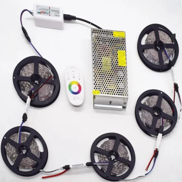 تقویت کننده LED RGB آدامسی 12 آمپر 6 تقویت کننده LED RGB آدامسی 12 آمپر