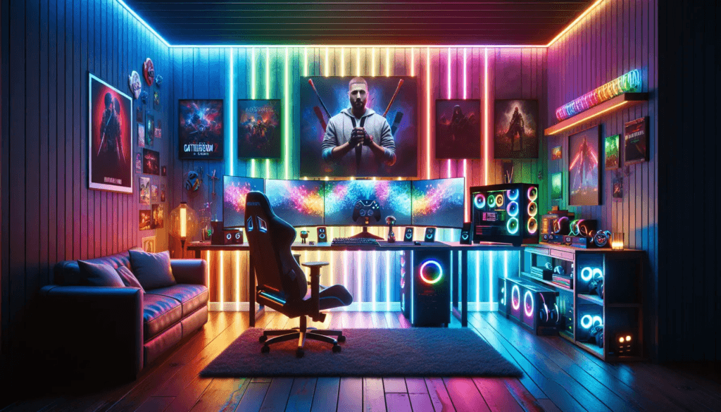 استفاده از نور RGB در اتاق گیمینگ مزایا معایب