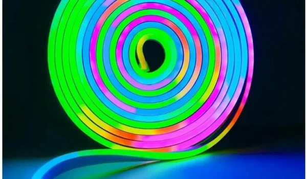 نئون فلکسی 12 ولت RGB آیسی دار دیتاپذیر تکنوفراهان