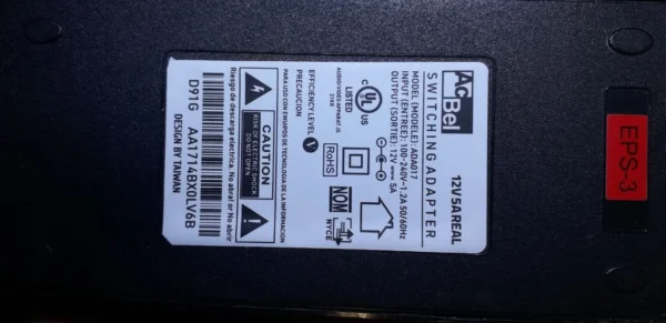 آداپتور ۱۲ ولت ۵ آمپر واقعی AcBel مدل ADA017 4 آداپتور ۱۲ ولت ۵ آمپر واقعی AcBel مدل ADA017