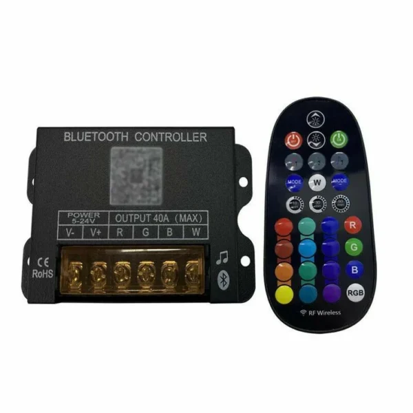 درایور و کنترلر 30 آمپر RGB بلوتوثی 3 درایور و کنترلر 30 آمپر RGB بلوتوثی