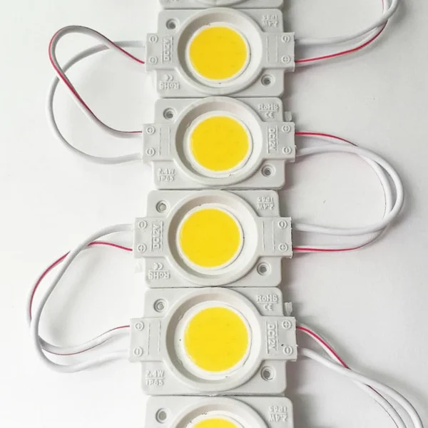 ال ای دی بلوکی COB سکه ای سفید آفتابی 20 عددی