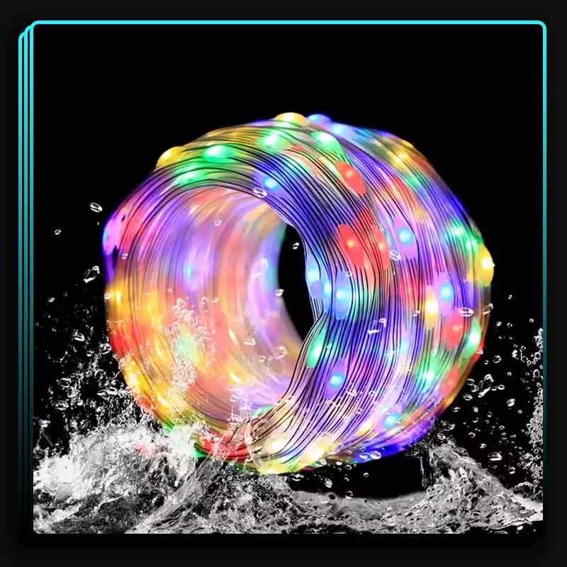 ریسه مفتولی RGB برنامه پذیر 10 متری USB و ریموت 2 ریسه مفتولی RGB برنامه پذیر 10 متری USB و ریموت