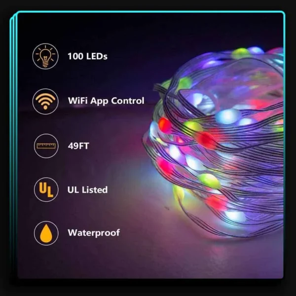 ریسه مفتولی RGB برنامه پذیر 10 متری USB و ریموت 3 ریسه مفتولی RGB برنامه پذیر 10 متری USB و ریموت