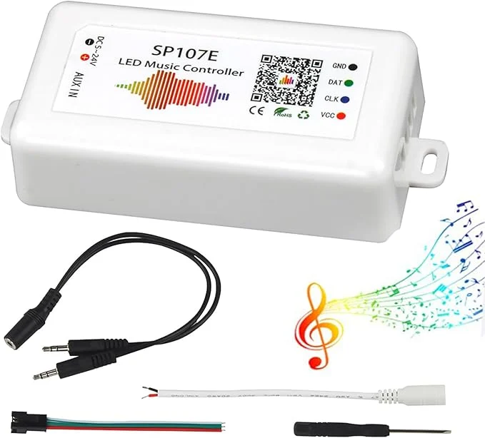 درایور کنترلر پیکسلی RGB SP107e دیتاپذیر 1 درایور کنترلر پیکسلی RGB SP107e دیتاپذیر