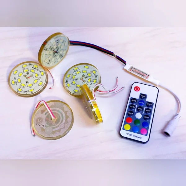 چراغ زیر شاسی خودرو پکیج کامل ۴ عددی 3 چراغ زیر شاسی خودرو پکیج کامل ۴ عددی