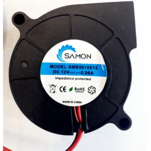 فن حلزونی 5 سانت 12 ولت بخور سرد