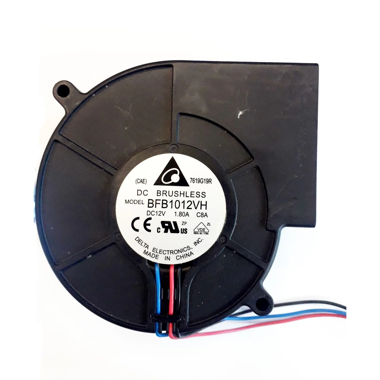 جت فن حلزونی 9 سانت 12 ولت 1.8 آمپر دلتا 1 جت فن حلزونی 9 سانت 12 ولت 1.8 آمپر دلتا