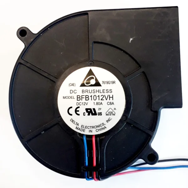 جت فن حلزونی 9 سانت 12 ولت 1.8 آمپر دلتا 4 جت فن حلزونی 9 سانت 12 ولت 1.8 آمپر دلتا