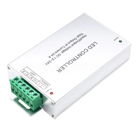 درایور RGB فلزی RF ریموت 24 آمپر 2 درایور RGB فلزی RF ریموت 24 آمپر