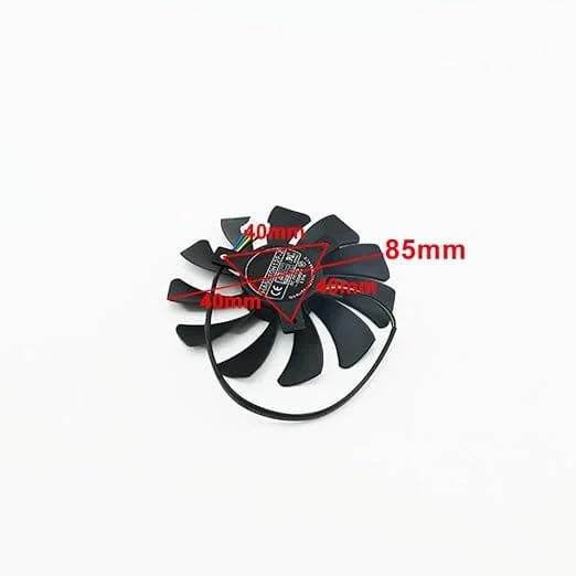 فن 4 پین کارت گرافیک HA9010H12SF-Z 5 فن 4 پین کارت گرافیک HA9010H12SF-Z