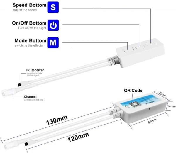 درایور کنترلر پیکسلی sp611e دیتاپذیر تک خروجی 3 درایور کنترلر پیکسلی sp611e دیتاپذیر تک خروجی