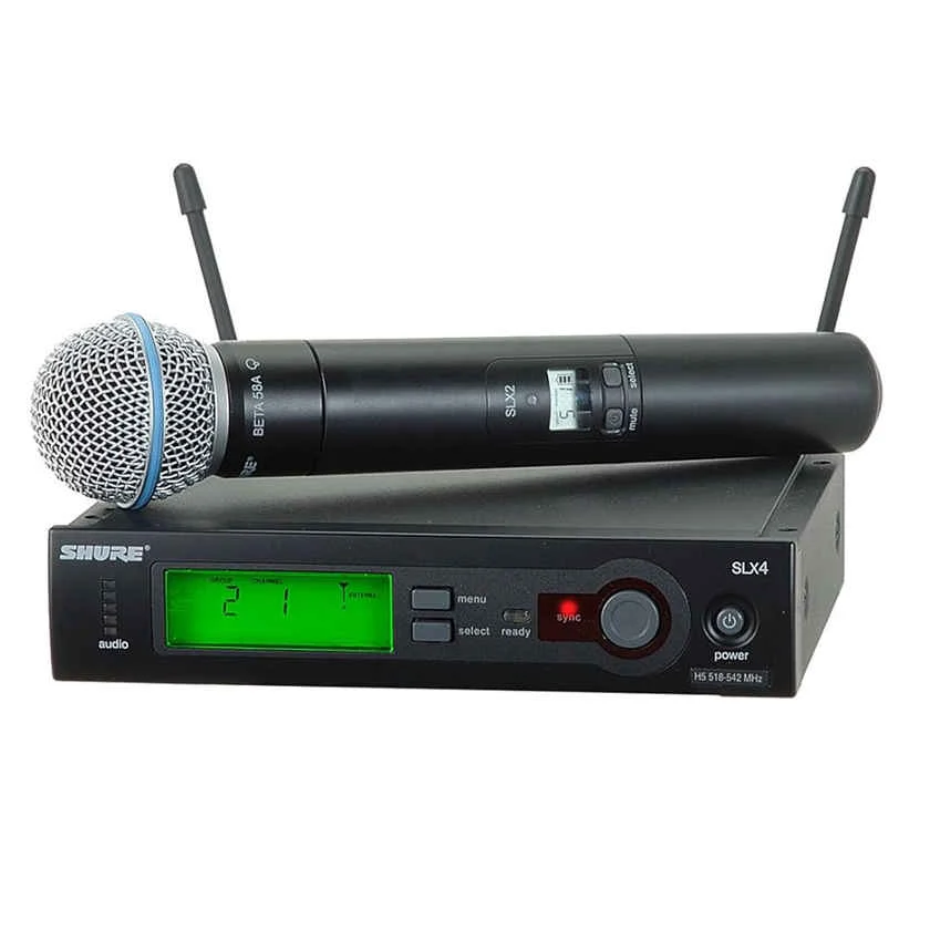 میکروفن بی سیم شور مدل SHURE SLX/Beta58 1 میکروفن بی سیم شور مدل SHURE SLX/Beta58