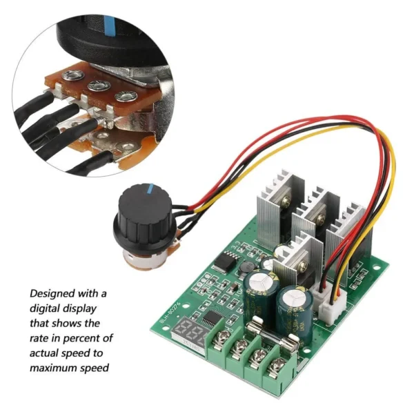 ماژول کنترل دور موتور PWM Motor Control 30A 4 ماژول کنترل دور موتور PWM Motor Control 30A