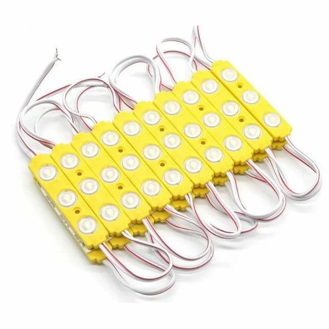 ال ای دی بلوکی لنزدار 5630 زرد انبه ای 20 عددی 1 ال ای دی بلوکی لنزدار 5630 زرد انبه ای