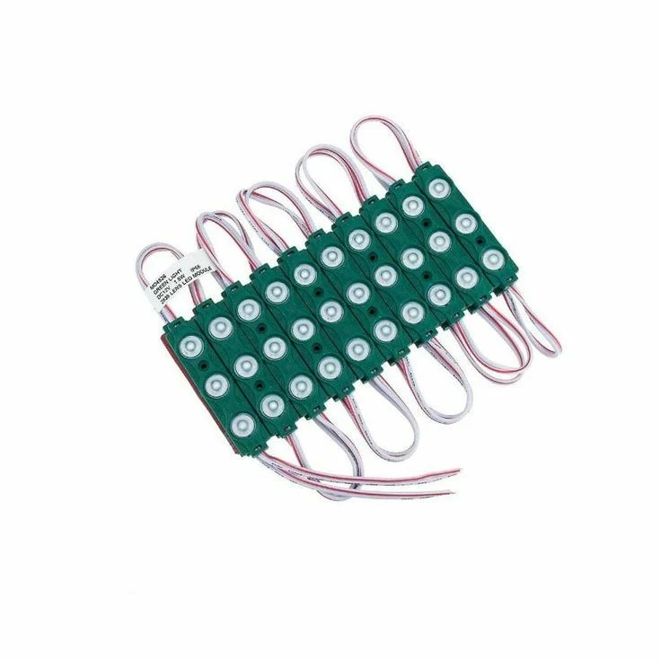 ال ای دی بلوکی لنزدار 5630 سبز 20 عددی 1 ال ای دی بلوکی لنزدار 5630 سبز