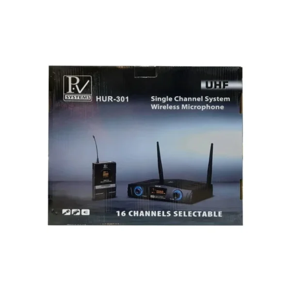 میکروفن بی سیم P.V پی وی مدل HUR-301 تک یقه ای