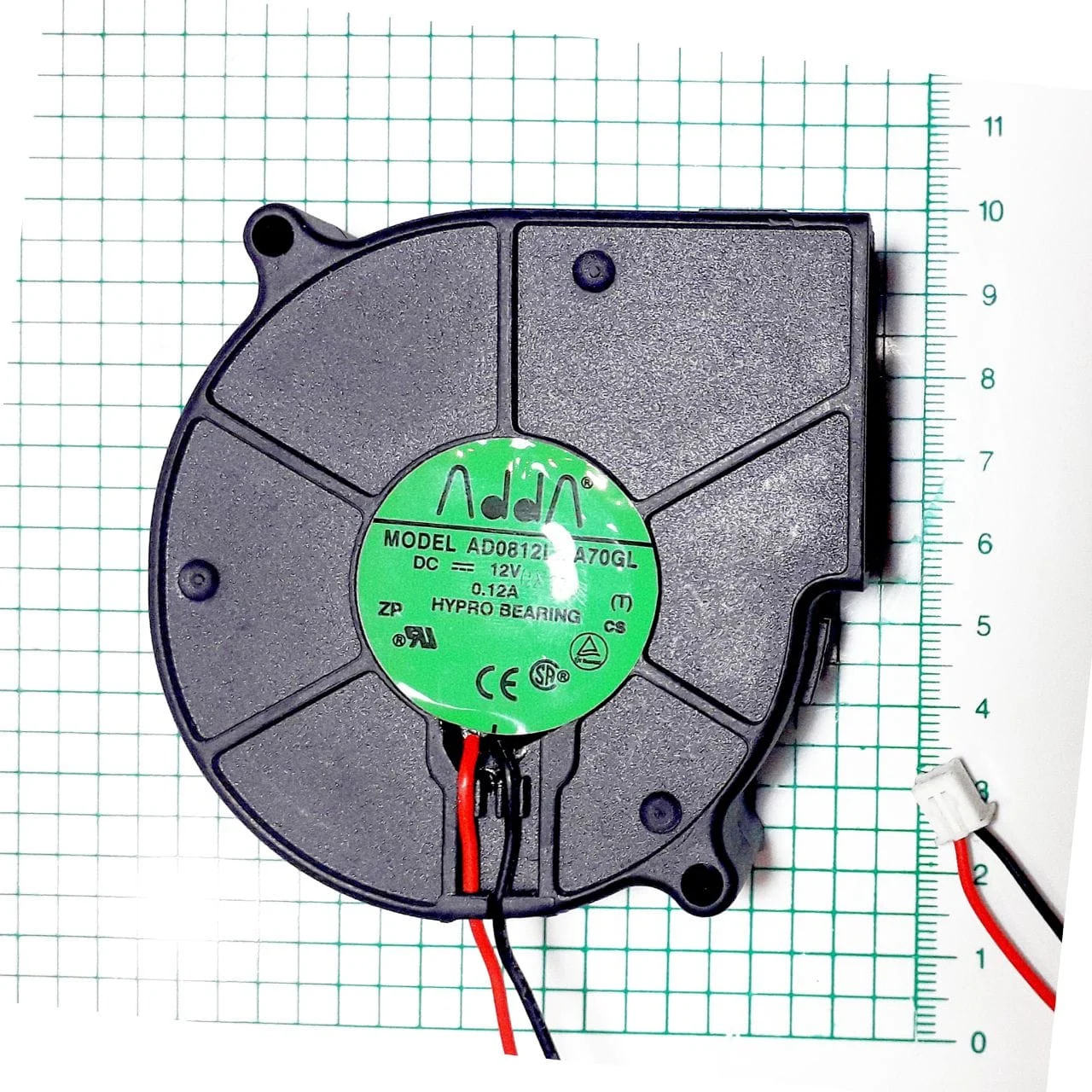 فن حلزونی 7 سانت 12 ولت 1 فن حلزونی 7 سانت 12 ولت