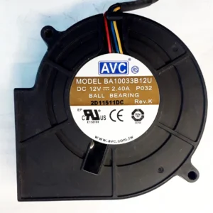 جت فن حلزونی 9 سانت 12 ولت 2.40 آمپر AVC