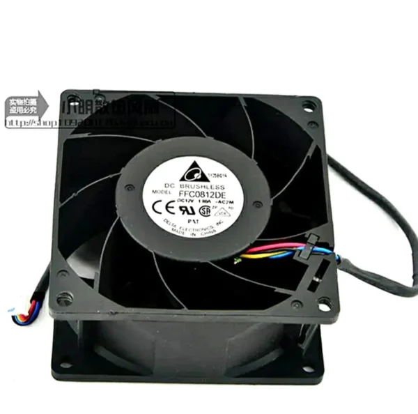 فن 8 سانت 12 ولت 1.80 آمپر دلتا FFC0812DE 3 فن 8 سانت 12 ولت 1.80 آمپر دلتا FFC0812DE