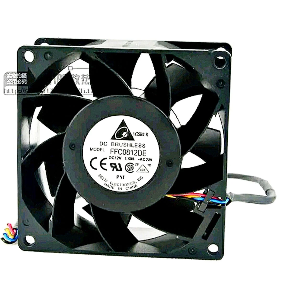 فن 8 سانت 12 ولت 1.80 آمپر دلتا FFC0812DE 1 فن 8 سانت 12 ولت 1.80 آمپر دلتا FFC0812DE
