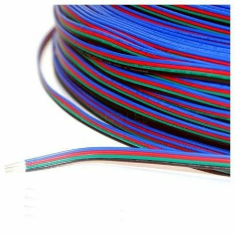 کابل ۴ رشته فلت RGB قلع اندود 2 کابل ۴ رشته فلت RGB قلع اندود