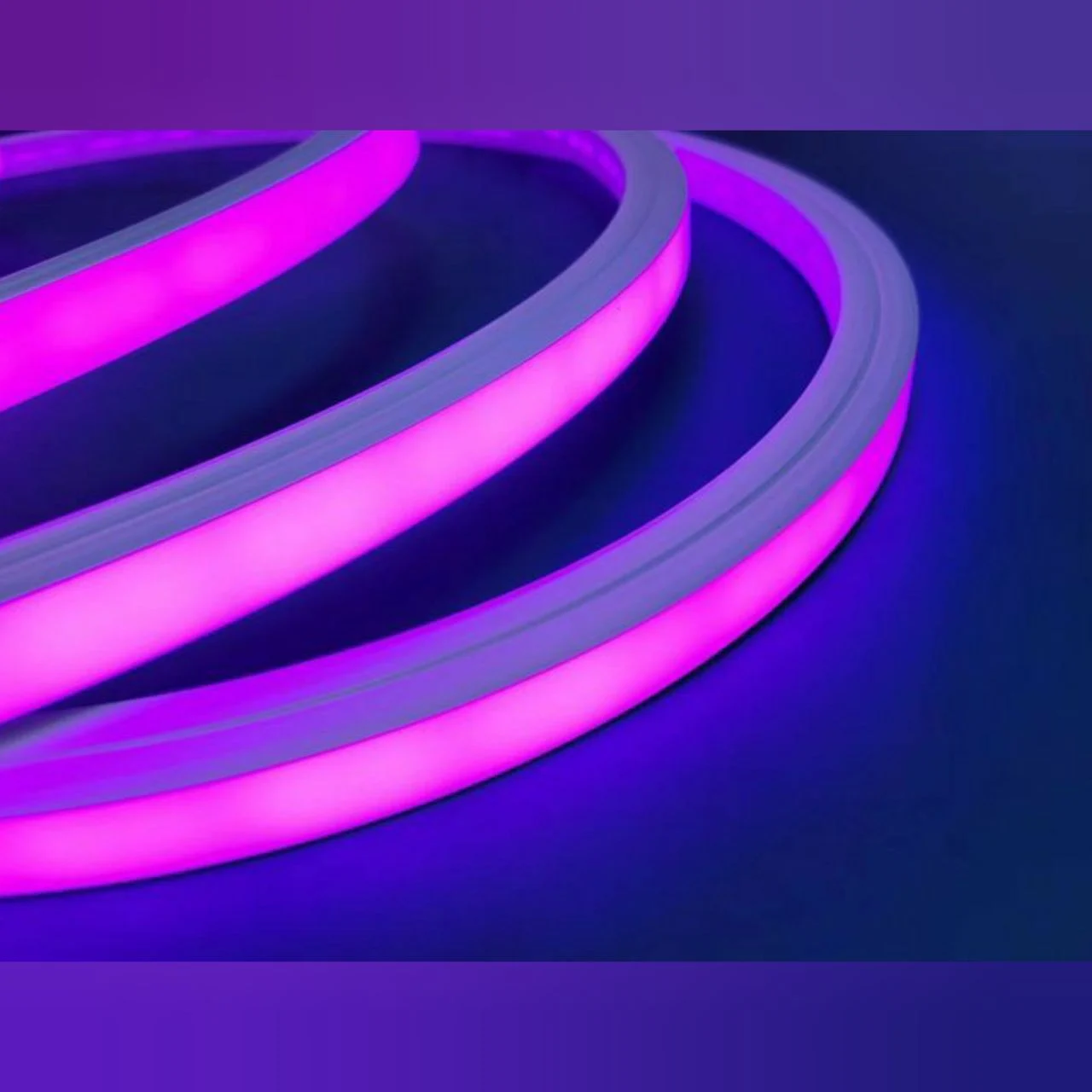 نئون فلکسی 12 ولت بنفش 1 نئون فلکسی 12 ولت بنفش