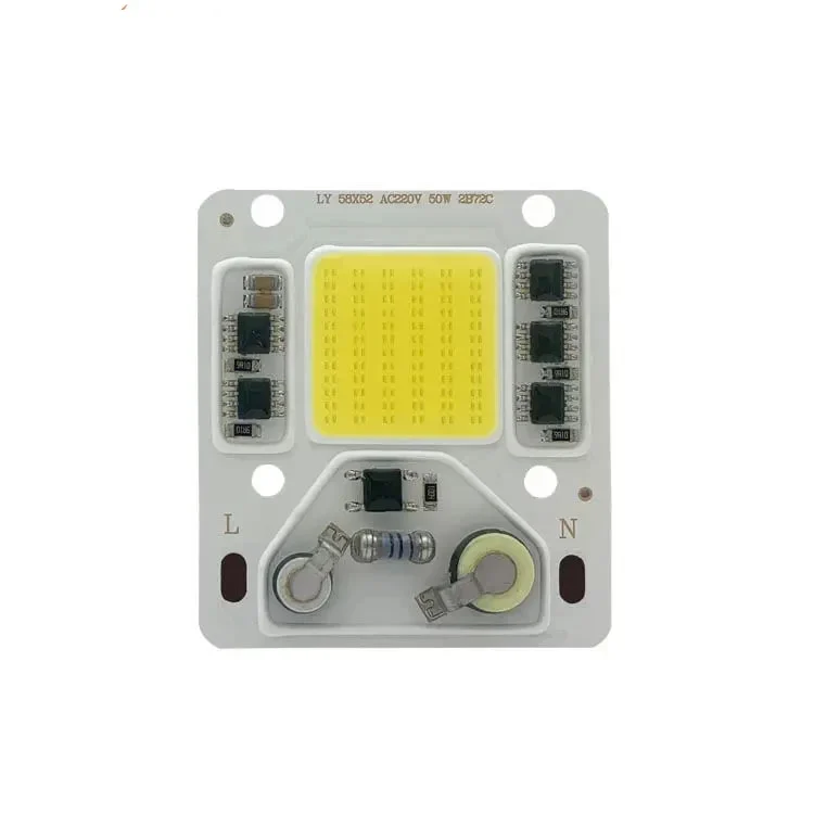 ال ای دی COB سفید 50 وات 220 ولت آنتی شوک دار 1 ال ای دی COB سفید 50 وات 220 ولت آنتی شوک دار