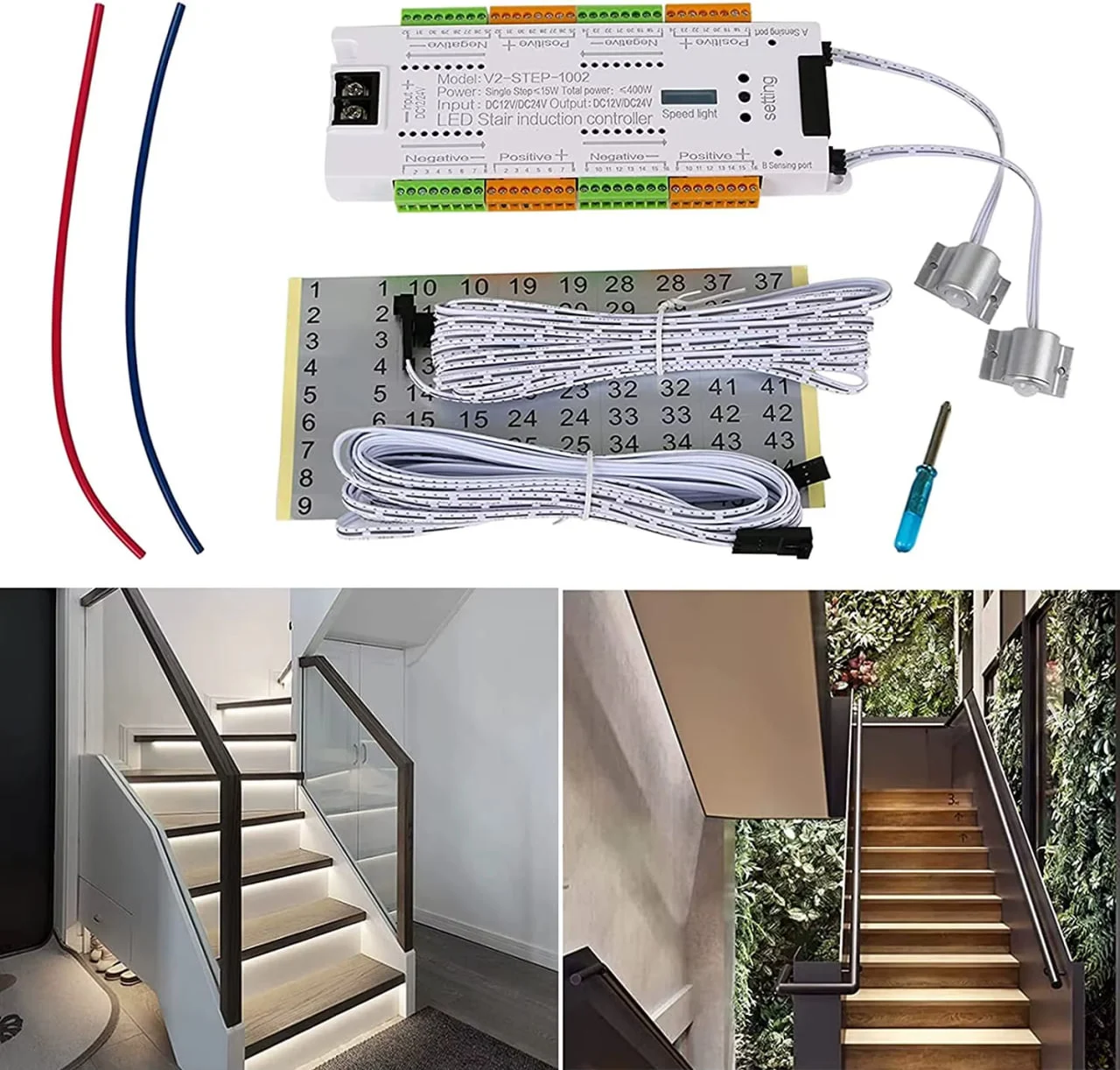 سنسور هوشمند راه پله ۳۲ کانال ۱۲ الی ۲۴ ولت 2 سنسور هوشمند راه پله ۳۲ کانال ۱۲ الی ۲۴ ولت