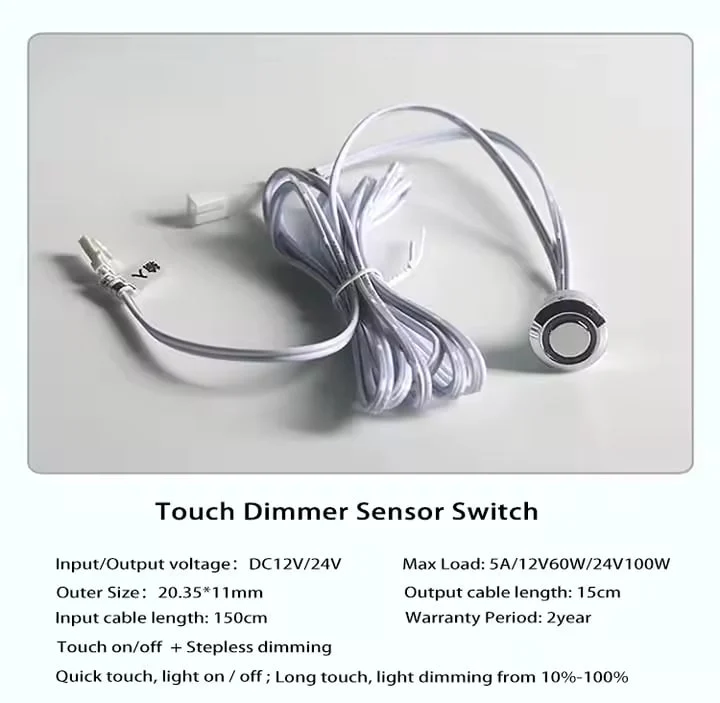 سنسور تاچ روی سطح کمد و کابینت 2 سنسور تاچ روی سطح کمد و کابینت