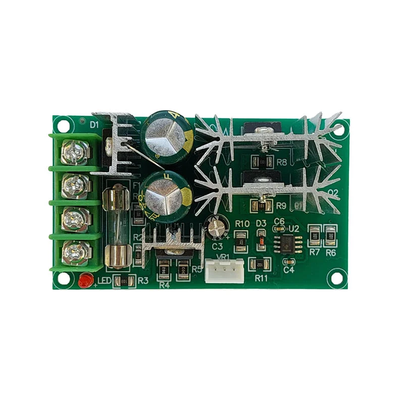ماژول کنترل دور موتور DC دارای خروجی PWM با ولتاژ 10-60 ولت DC و جریان 20 آمپر 2 ماژول کنترل دور موتور DC دارای خروجی PWM با ولتاژ 10-60 ولت DC و جریان 20 آمپر