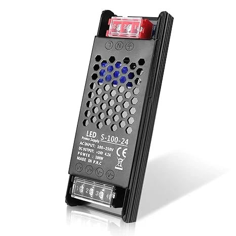 منبع تغذیه 24 ولت 100 وات اسلیم
