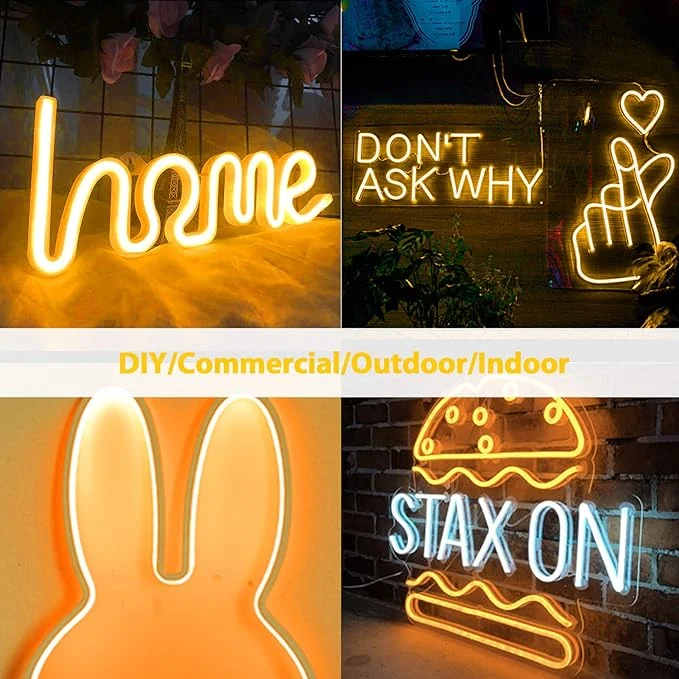 ریسه نئون فلکسی 12 ولت زرد انبه ای 2 ریسه نئون فلکسی 12 ولت زرد انبه ای