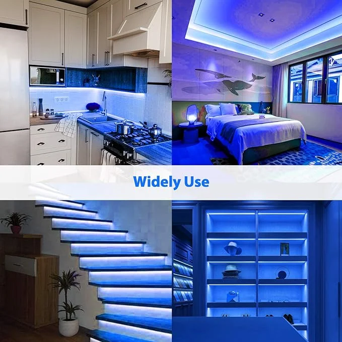 ریسه نئون فلکسی 12 ولت آبی 2 ریسه نئون فلکسی 12 ولت آبی