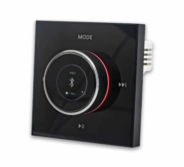 آمپلی فایر دیواری پنل موسیقی تاچ ولوم دار 11 آمپلی فایر دیواری پنل موسیقی تاچ ولوم دار