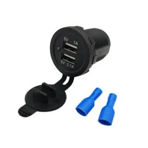 شارژر USB خودرویی روپنلی گرد دو خروجی