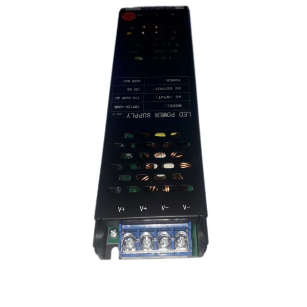 منبع تغذیه سوئیچینگ اسلیم ۱۲ ولت 400 وات مدل XDP12V-400W 4 منبع تغذیه سوئیچینگ اسلیم ۱۲ ولت 400 وات مدل XDP12V-400W