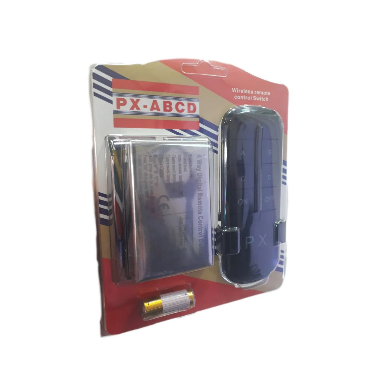 ریموت کنترل 4 کاناله فلزی مدل PX 1 ریموت کنترل 4 کاناله فلزی مدل PX