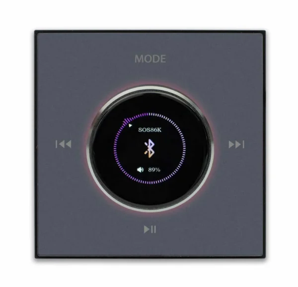 آمپلی فایر دیواری پنل موسیقی تاچ ولوم دار 6 آمپلی فایر دیواری پنل موسیقی تاچ ولوم دار