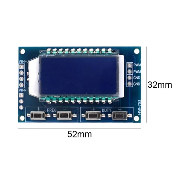ماژول تولید سیگنال PWM مدل XY-LPWM با نمایشگر دیجیتال 6 ماژول تولید سیگنال PWM مدل XY-LPWM با نمایشگر دیجیتال