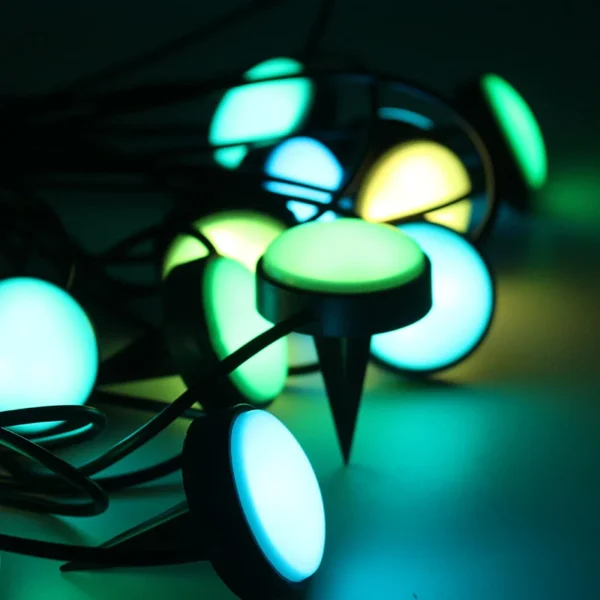 کیت نورپردازی باغ LED آدرس پذیر RGBIC LED 6 کیت نورپردازی باغ LED آدرس پذیر RGBIC LED