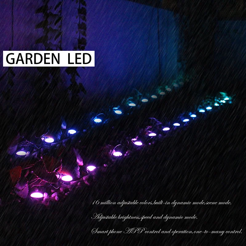 کیت نورپردازی باغ LED آدرس پذیر RGBIC LED 2 کیت نورپردازی باغ LED آدرس پذیر RGBIC LED