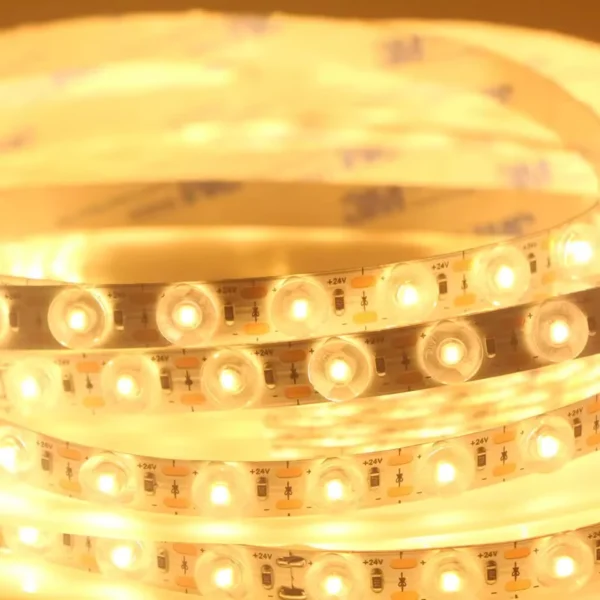 ال ای دی نواری لنزدار 24 ولت تراکم 60 حلقه 20 متری 6 ال ای دی نواری لنزدار 24 ولت تراکم 60 حلقه 20 متری