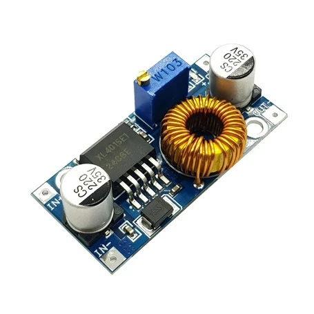 ماژول تغذیه کاهنده XL4015 5A DC-DC 1 ماژول تغذیه کاهنده XL4015 5A DC-DC