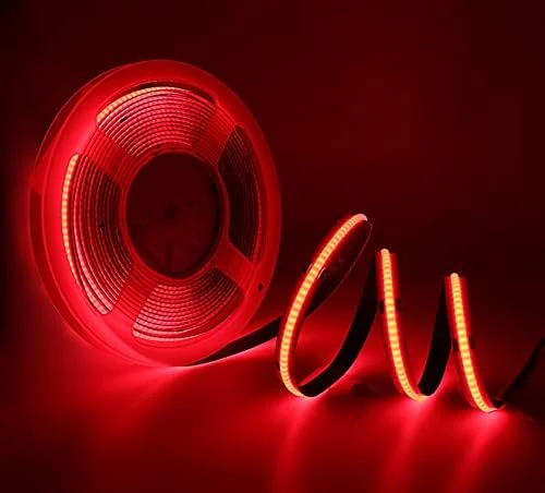 ال ای دی نواری COB قرمز 10 متری 2 ال ای دی نواری COB قرمز 10 متری
